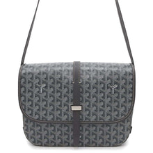 将图像加载到图库查看器中，GOYARD belvedere GrayBELVE3MMLTY51CG51P PVC Coated Canvas Leather Size MM
