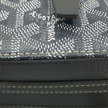 将图像加载到图库查看器中，GOYARD belvedere GrayBELVE3MMLTY51CG51P PVC Coated Canvas Leather Size MM
