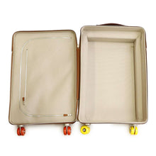 将图像加载到图库查看器中，HERMES Rolling Mobility Suitcase Gold/Multicolor Toile Taurillon Legat
