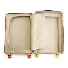 Load image into Gallery viewer, HERMES Rolling Mobility Suitcase Gold/Multicolor Toile Taurillon Legat
