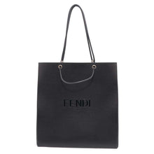 将图像加载到图库查看器中，FENDI Shopping bag Black7VA513 Leather Size Medium
