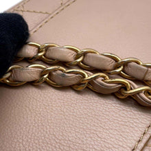 Load image into Gallery viewer, CHANEL Matelasse W-Flap W-Chain Shoulder Bag BeigeA01112 Leather
