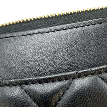 Load image into Gallery viewer, CHANEL Matelasse Zip Around Chozai Cloth BlackAP0242 Lambskin
