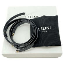 将图像加载到图库查看器中，CELINE Mini Claude Shoulder Bag Triomphe Black10I513 Shiny Calf Leather Size Mini
