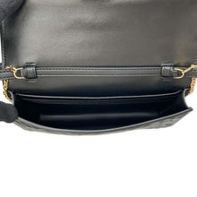 将图像加载到图库查看器中，FENDI Shoulder Bag Black8M0498 Leather
