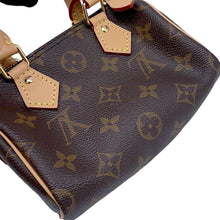 将图像加载到图库查看器中，LOUIS VUITTON Nano Speedy BrownM81085 Monogram
