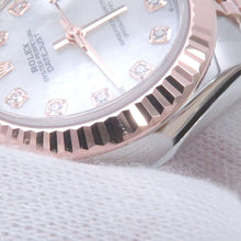 将图像加载到图库查看器中，ROLEX Lady-Datejust W28mm Stainless Steel K18PG Mother of Pearl Dial279171NG
