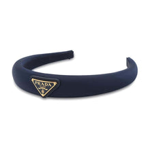 将图像加载到图库查看器中，PRADA Re-Nylon Headband Navy Nylon
