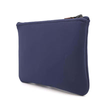 Load image into Gallery viewer, HERMES Neoban Pouch Navy Nylon Polyurethane Size PM
