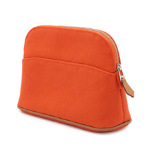 将图像加载到图库查看器中，HERMES Bolide Pouch Orange Canvas Size Mini
