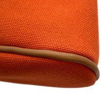 将图像加载到图库查看器中，HERMES Bolide Pouch Orange Canvas Size Mini
