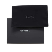 将图像加载到图库查看器中，CHANEL Matelasse Chain Wallet Heart/CC Logo 25th New Black Caviar Leather
