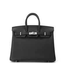 将图像加载到图库查看器中，HERMES Birkin Black Togo Leather Size 25
