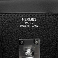 将图像加载到图库查看器中，HERMES Birkin Black Togo Leather Size 25
