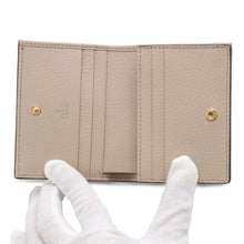 将图像加载到图库查看器中，GUCCI Ophidia GG Supreme Bifold Wallet Beige/White523155 PVC/Leather
