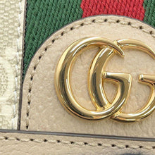 Load image into Gallery viewer, GUCCI Ophidia GG Supreme Bifold Wallet Beige/White523155 PVC/Leather
