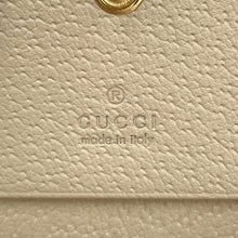 将图像加载到图库查看器中，GUCCI Ophidia GG Supreme Bifold Wallet Beige/White523155 PVC/Leather
