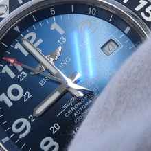 将图像加载到图库查看器中，BREITLING Superocean2 W44mm Stainless Steel Blue DialA17392D8/C910
