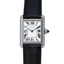 将图像加载到图库查看器中，CARTIER tank mast SM W22mm×H29.5mm Stainless Steel Leather Silver DialWSTA0042
