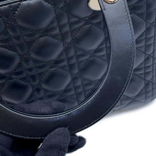 将图像加载到图库查看器中，Dior Lady Dior 2WAYHandbag BlackM0565ONGE Lambskin Size Medium
