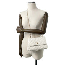 Load image into Gallery viewer, CHANEL Coco Handle 2WAYHandbag WhiteA92990 Caviar Leather Size XS
