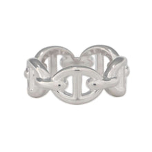 将图像加载到图库查看器中，HERMES Chaine d&#39;Ancre Anchene Ring Size PM/46/#6 SV925
