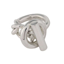 Load image into Gallery viewer, HERMES Croisette Ring Size 48/#8 SV925
