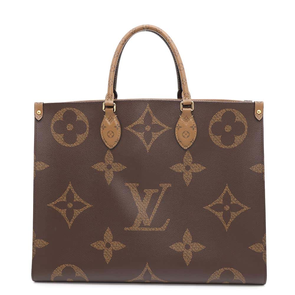 LOUIS VUITTON Onthego RedM45320 Monogram Monogram Reverse Canvas Monogram Giant Size GM