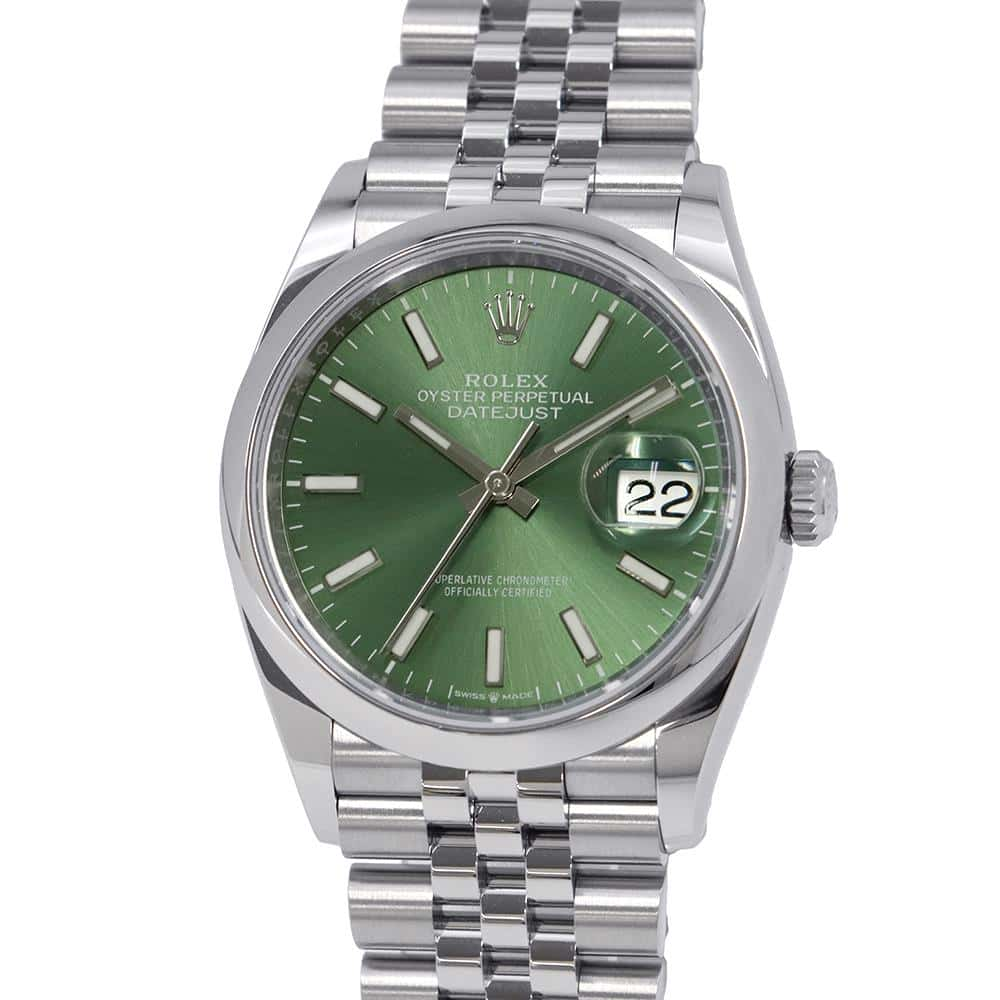 ROLEX Datejust W36mm Stainless Steel Mint Green Dial126200