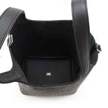 将图像加载到图库查看器中，HERMES Picotin Lock Grimoyan / Black Felt Swift Leather Size PM
