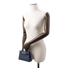 Load image into Gallery viewer, HERMES Mini Kelly Do Blue de Prusse Epsom
