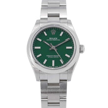 将图像加载到图库查看器中，ROLEX Oyster Perpetual 31 W31mm Stainless Steel Green Dial277200
