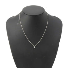 将图像加载到图库查看器中，TIFFANY&amp;Co. Solitaire Necklace60007525 Pt950
