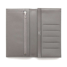 将图像加载到图库查看器中，HERMES Citizen twill long Gris Meyer Epsom
