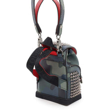 将图像加载到图库查看器中，Christian Louboutin Mini Explorer Funk Spike Studded Camouflage1225015 Calf Leather
