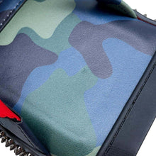 将图像加载到图库查看器中，Christian Louboutin Mini Explorer Funk Spike Studded Camouflage1225015 Calf Leather
