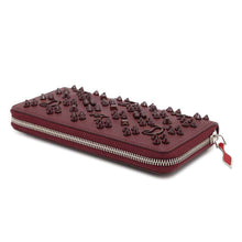 Load image into Gallery viewer, Christian Louboutin Panettone Studded Zip Around Wallet Boulder3175224 Leather
