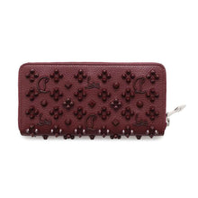 Load image into Gallery viewer, Christian Louboutin Panettone Studded Zip Around Wallet Boulder3175224 Leather
