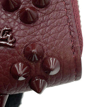 Load image into Gallery viewer, Christian Louboutin Panettone Studded Zip Around Wallet Boulder3175224 Leather
