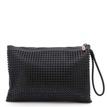 将图像加载到图库查看器中，Christian Louboutin KALOUPOUCH Spike Studded Clutch Black1195035 Leather
