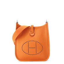 Load image into Gallery viewer, HERMES Evelyne Orange Taurillon Clemence Size TPM
