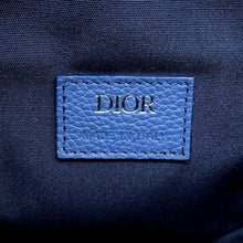 将图像加载到图库查看器中，Dior Oblique Kasuri Saddle Crossbody Bag Blue1ADPO093UTK Cotton
