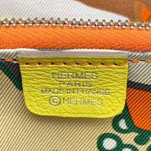 Load image into Gallery viewer, HERMES Azap compact silk in Lime Evercolor
