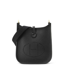 Load image into Gallery viewer, HERMES Evelyne Amazon Black Taurillon Clemence Size TPM
