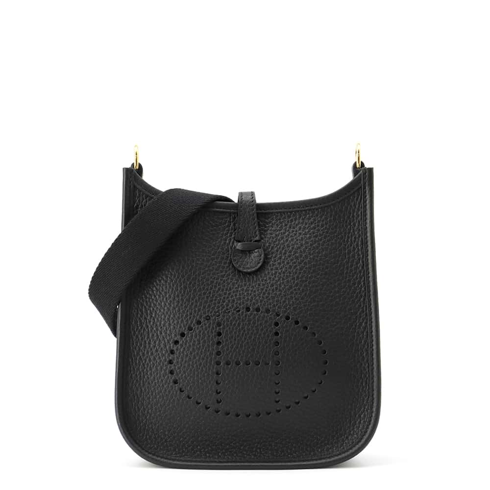 HERMES Evelyne Amazon Black Taurillon Clemence Size TPM