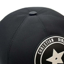 将图像加载到图库查看器中，Dior Deep Player Baseball Cap Size 57 Black/White24BCP922E156 Nylon75% Cotton25%
