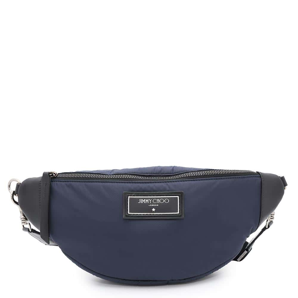 JIMMY CHOO Crossbody Bag Navy/BlackKIRT-0UQ-0004 Nylon Leather