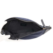 将图像加载到图库查看器中，JIMMY CHOO Crossbody Bag Navy/BlackKIRT-0UQ-0004 Nylon Leather
