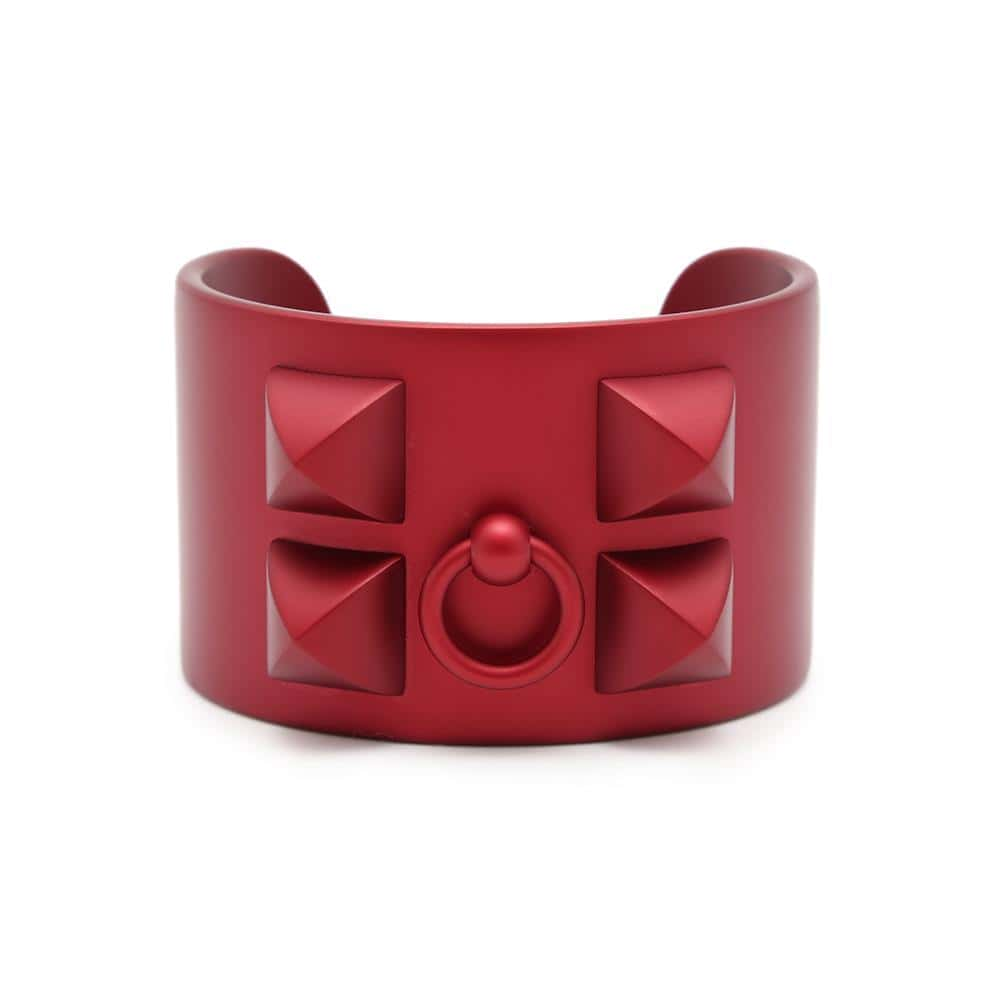 HERMES Coryedosian Bangle Red SunsetAluminium