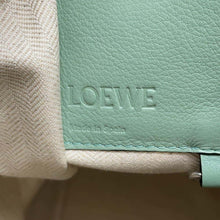 Load image into Gallery viewer, LOEWE Hammock Gingham Check Green/Pink321.04.S35 Leather Size Small
